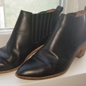 Leather Ankle Booties